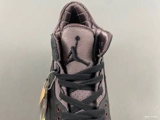 Rep x FZ4811-001 Air 3 Ma A Maniere Jordan Black 0523
